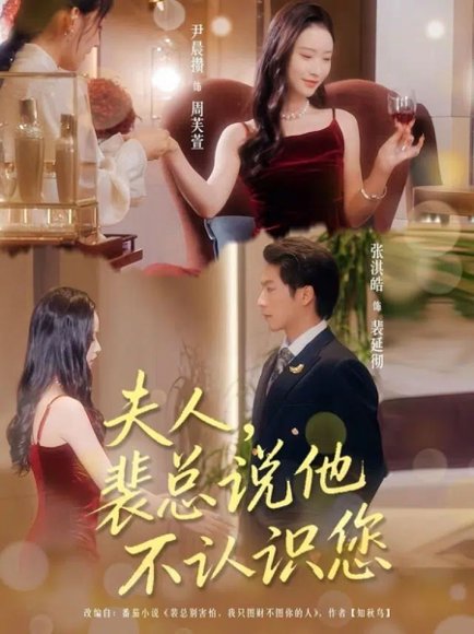 夫人裴总说他不认识您（75集）张淇皓&尹晨攒 高清完整版